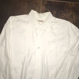 James Tattersall White long sleeve button down.